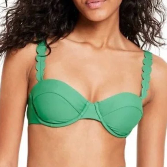 Rhode x Target Bikini Set Scallop Top & Dainty Lotus Cheeky Bottom, XXS NWT - Picture 8 of 11